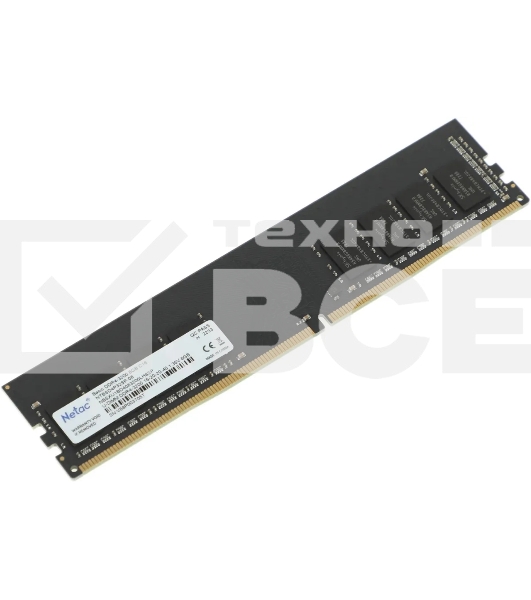 Оперативная память NETAC Basic, DDR4, 8GB (1x8GB), 3200MHz, CL22