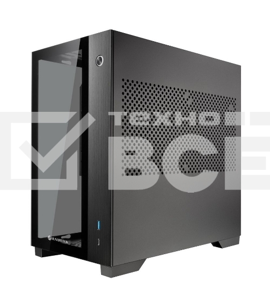 Компьютерный корпус Raijintek PAEAN MINI 0R20B00213 black, Mini-ITX, for psu ATX PS/2, USB3.0x2, USB2.0x2, HD Audiox1