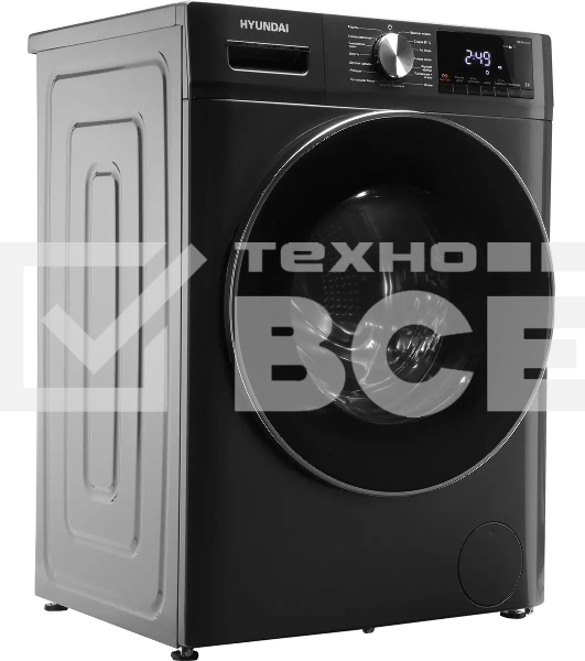 Стиральная машина Hyundai WFD9403 темно-серый, загрузка фронтальная 10кг, 1400 об/мин., класс: B