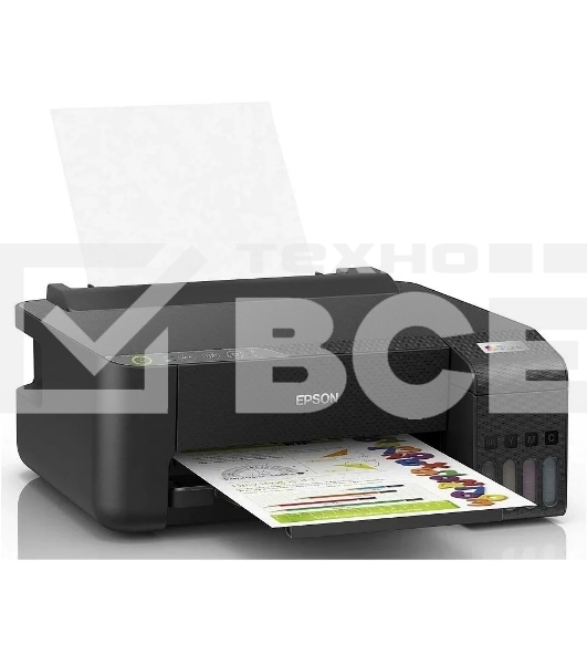 Принтер струйный EPSON L1250 (C11CJ71402), A4, цветной, печ. 10 стр/мин. (ч/б) 5 стр/мин. (цвет), 5760x1440 dpi, USB, Wi-Fi
