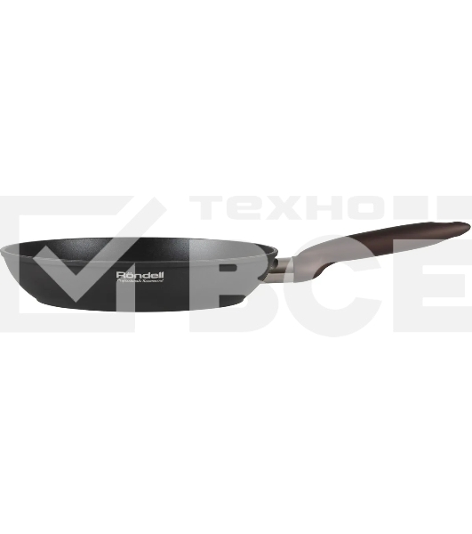 Сковорода Rondell Tierno RDA-1575, 24см, без крышки, черный