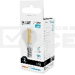 Лампа филам. Gauss Filament 12Вт цок.:E14 шар св.свеч.бел.нейт. (упак.:10шт) (52122), фото9