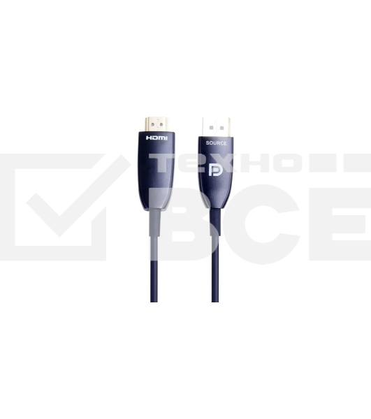 Активный оптический кабель VCOM DP1.2v-->HDMI2.0v 15м <D3752B-15.0>