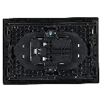 Розетка 2-я IEK FORTE&PIANO FP125 без заземления с защитными шторками безвинтовое крепление 10А черный, фото4