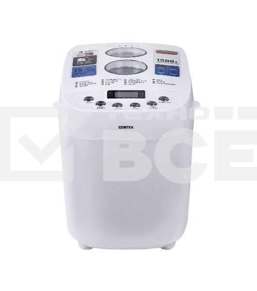 Хлебопечка Centek CT-1417 белый