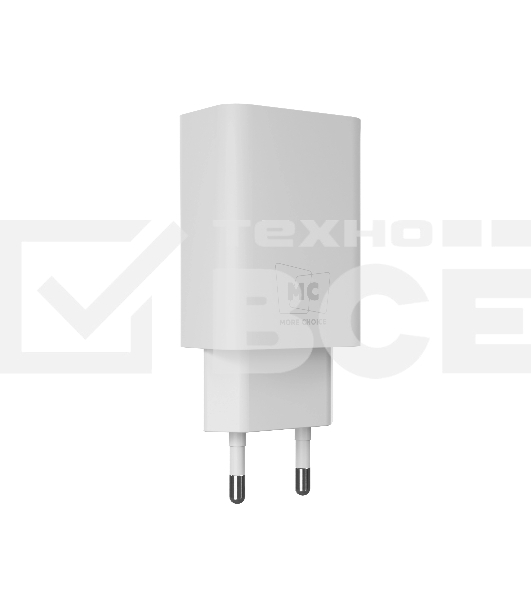 Сетевое зарядное устройство MORE CHOICE (4620202555694) NC07i СЗУ 1USB 2.0A, белый