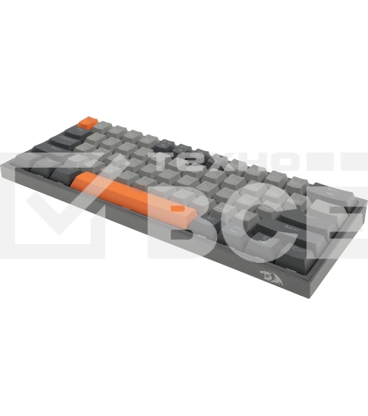 Клавиатура проводная REDRAGON Fizz RU,Rainbow,красные свитчи, механическая