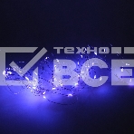 Гирлянда светод. Funray Нить, SE-STRING-10100P, 10м, 100 LED, фиолетовый, серебр. шнур 1,5м,, фото 1