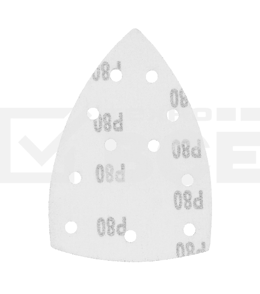 Треугольник абразивный Denzel на ворc. подложке под 