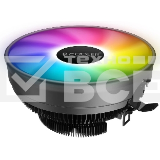 Устройство охлаждения(кулер) PcCooler E126M Pro RGb Soc-AM5/AM4/1200/1700/1851 черный 4-pin 29.8dB Al 90W 266gr Ret (R3-0120WBKSXX-GL)