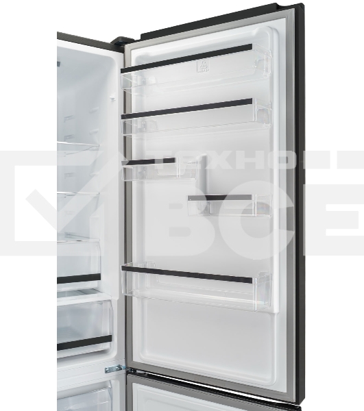 Холодильник DeLonghi DCS 19NFI BB DAMIANO белый двухкамерный 230/100л морозилка снизу, No Frost