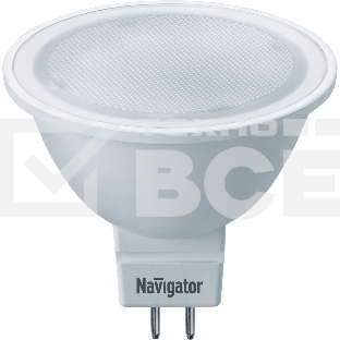 Лампа светодиодная Navigator NLL-MR16-3-230-4K-GU5.3 3Вт 4000К белый GU5.3 230лм 220-240В