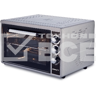 Мини-печь Kraft KF-MO3801GR серый, 38 л