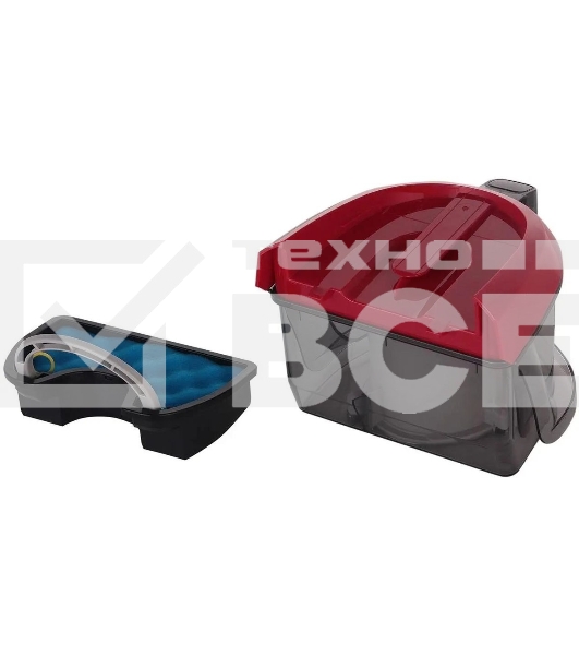 Пылесос Samsung VCC4520S3R/XEV красный, 350/1600 Вт, уборка сухая, пылесборник контейнер 1.3 л