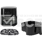 Аэрогриль Hyundai HYF-5003 черный, 1500 Вт, 5.5 л, сенсор, 25 программ, фото3