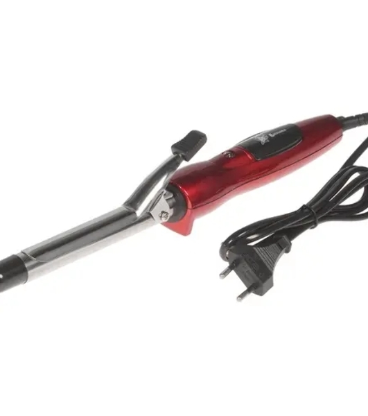 Щипцы для завивки волос Василиса ПЛ1-15 красный/черный, 19 мм, 180 °C, 1 режим