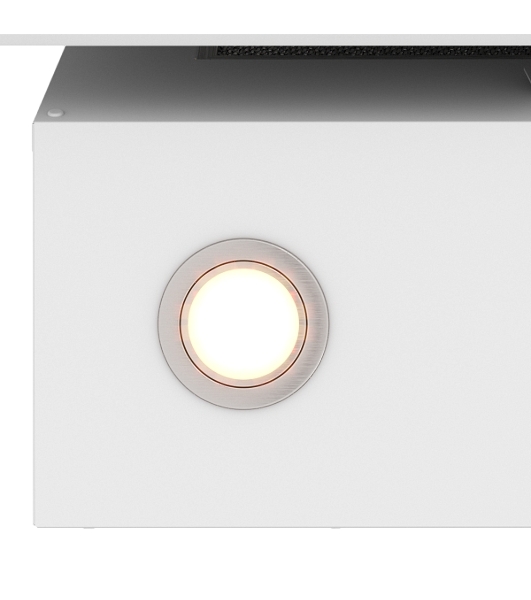 Вытяжка наклонная Elikor Антрацит 60П-650-Е3Д белый, 60 см, 650 куб. м/ч, 60 дБ