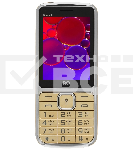 Мобильный телефон BQ 2810 BOOM XL золотистый