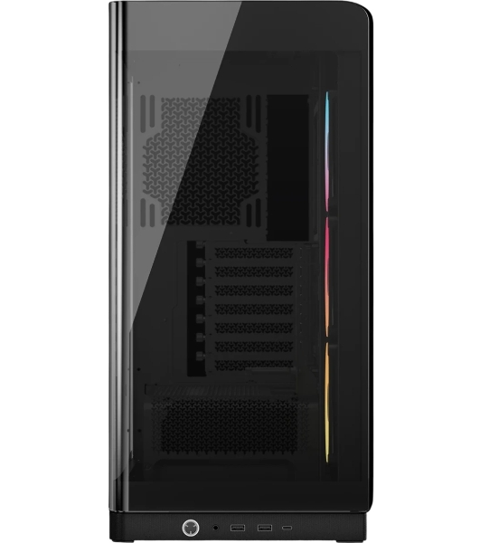 Корпус Corsair iCUE Link 4500X LX-R RGB Black, Midi-Tower, чёрный, 3 x 120 мм
