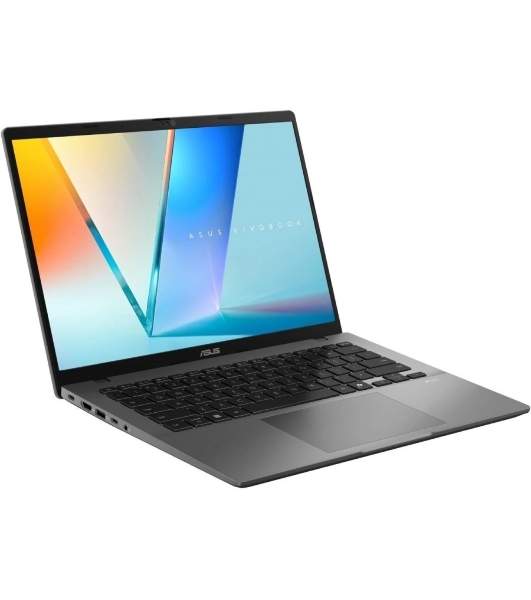 Ноутбук ASUS Vivobook S14 OLED M3407HA/14'/OLED/AMD Ryzen 7 260/16GB/512GB SSD/AMD Radeon Graphics/Без ОС/серый/1.4kg