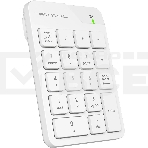 Числовой блок A4Tech FGK21C беспроводной, USB, Радиоканал, белый, фото4