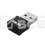 Роутер ASUS USB-AX55 NANO 90IG06X0-MO0B00 WI-FI 802.11ax/ac/a/g/n, 400 + 867 Mbps USB 3.0 Adapter + 2 антенны, фото 1