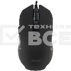 Мышь проводная Acer OMW160 черный, 6400 dpi, USB, кнопки - 8, фото2