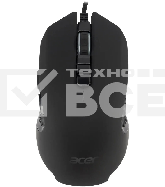 Мышь проводная Acer OMW160 черный, 6400 dpi, USB, кнопки - 8