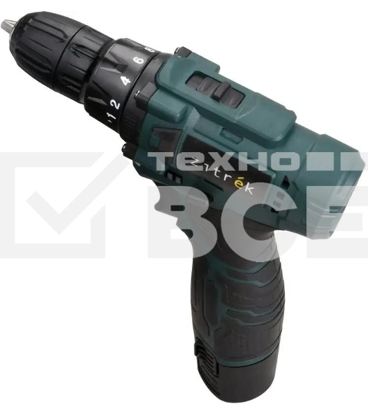 Дрель-шуруповерт Zitrek Green 12V Plus 085-1014, Аккумуляторная, 12В, 2 АКБ