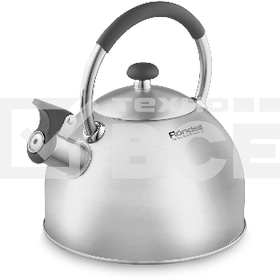 Чайник для плиты металлический Rondell Solo RDS-1608 2.5 л. стальной