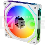Вентилятор для корпуса Bloody BD-CF120ARGB5 LCD ARGB белый, 120 мм, 1600 об/мин, 26 дБ, 4 pin, фото6