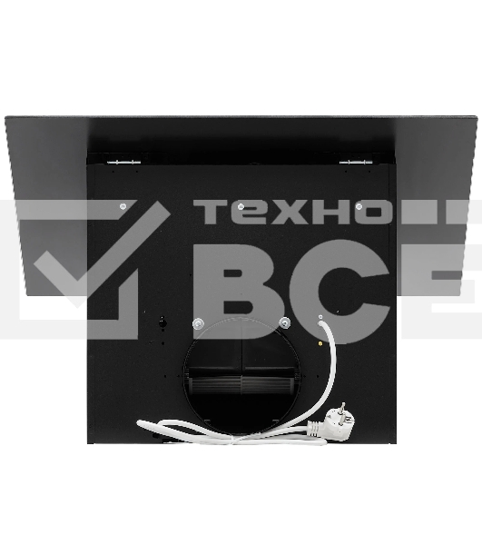 Вытяжка наклонная Krona Kristen 600 black/inox S сенсорное управление, чёрный