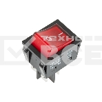 Выключатель клавишный 250V 30А (4с) ON-OFF красный с подсветкой  Rexant, фото10