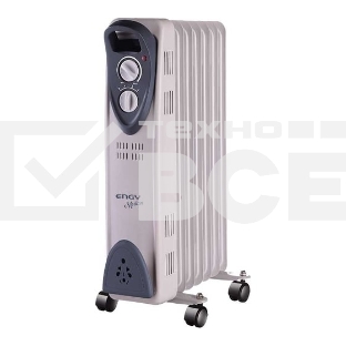 Масляный обогреватель Engy EN-2207 Modern (7 секций) белый, 1500 Вт, 15 м2, термостат