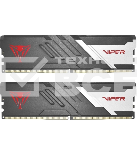 Оперативная память Patriot Viper Venom, DDR5, 64GB (2x32 GB), 6000 MHz, CL30, радиатор, чёрный