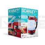 Чайник электрический Scarlett SC-EK27G79 красный, 2200 Вт, 1.7 л, фото3