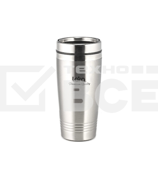 Термокружка LARA LR04-35 0,5 л, высота 18 см, диаметр 8 см, нержавеющая сталь AISI 201
