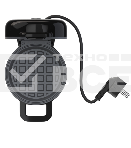 Вафельница для венских вафель Maxvi SM552P черный