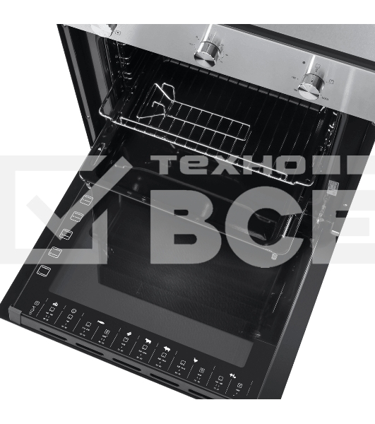 Шкаф духовой газоэлектрический MAUNFELD EOGC604S Slim