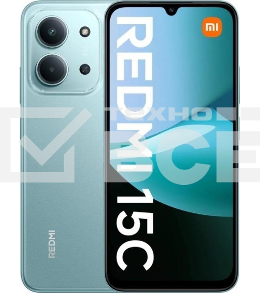 Смартфон Xiaomi Redmi 15C 8/256Gb мятный зеленый