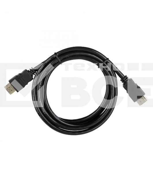 Кабель ACD-DHHM2-18B HDMI 2.0, Golden Plated,19m/19m, черный, 1.8м, (742231)