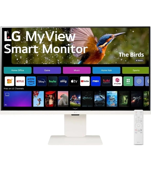 Монитор 31.5' LG 32SR83U-W IPS 3840x2160, 60 Гц, 5 мс, 16:9, 400 кд/м2, 2xHDMI, 1хUSB-C, 3хUSB, белый
