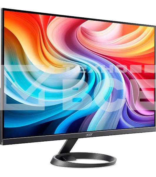 Монитор 27' Acer R272G0yi IPS 1920x1080, 120 Гц, 1 мс, 16:9, 250 кд/м², HDMI 1.4, VGA, FreeSync, черный и темно-серый
