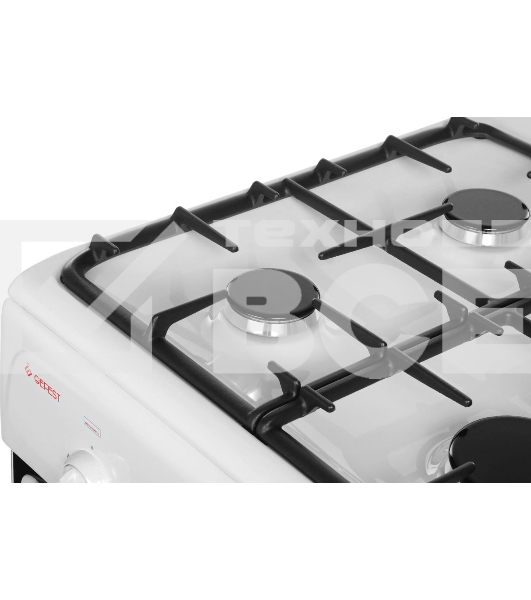 Плита газовая Gefest CG 50М02 К73 белый, конфорок 4 шт, духовка 42 л, 50 см x 85 см x 53 см