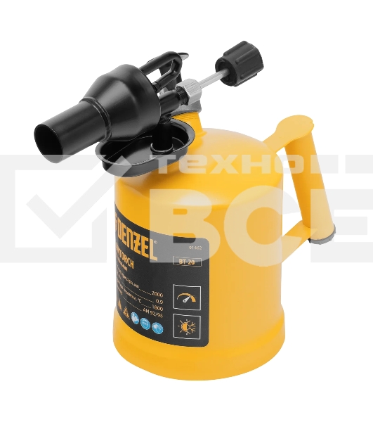 Лампа паяльная Denzel ВТ-20, 2 л