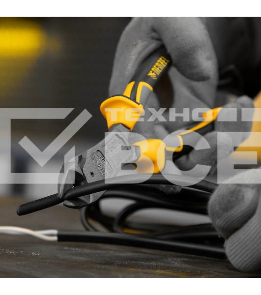 Бокорезы Denzel 180 мм, усиленные, трехкомпонентные рукоятки