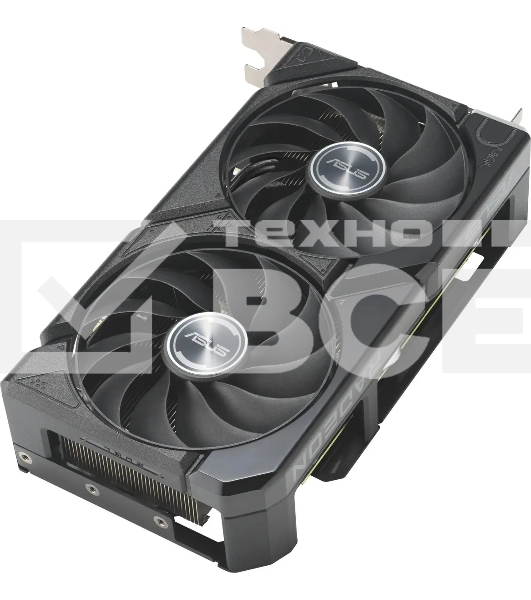 Видеокарта Asus PCI-E 5.0 DUAL-RX9060XT-16G AMD Radeon RX 9060XT 16Gb 128bit GDDR6 2550/20000 HDMIx1 DPx2 HDCP Ret