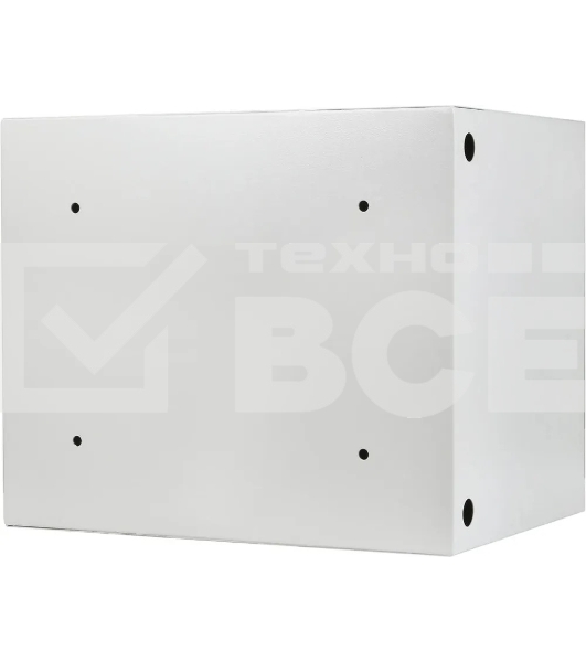 Шкаф настенный антивандальный распашной NTSS WAR 14U 600*500 мм, 2 профиля 19, сварной, серый RAL 7035 NTSS-WAR14U6050