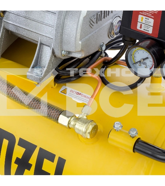 Компрессор воздушный Denzel DKV2200/50,Х-PRO 2,2 кВт, 400 л/мин, 50 л