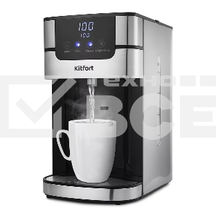 Термопот Kitfort КТ-2501 4 л, 2618Вт, черный/серебристый